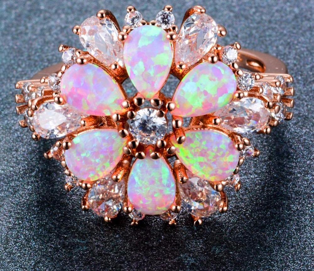 Novelty Pink Opal Ring